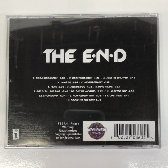The Black Eyed Peas The End CD - Picture 2 of 6